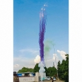 СУ0402512P Пирофф Дневная батарея салютов фиолетовая (треск) 25*1,25 4/1