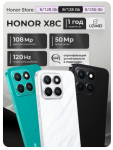 Смартфон HONOR X8c 8/128gb Black