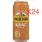 (24) Квас хлебный светлый 1 упак=24*0,45