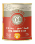 КАША ПЕРЛОВАЯ С ГОВЯДИНОЙ 338g*15