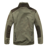 Кофта флисовая "Shark Skin" без капюшона, цвет олива (австрийский, 4XL)