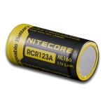 Аккумуляторная батарея RCR123 (650 mah, Nitecore)
